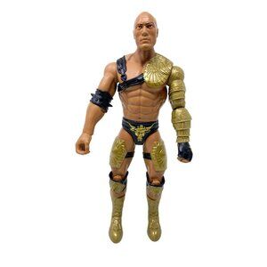 WWE Dwayne‎ The Rock Johnson Create a Superstar Series Action Figure Mattel 2014
